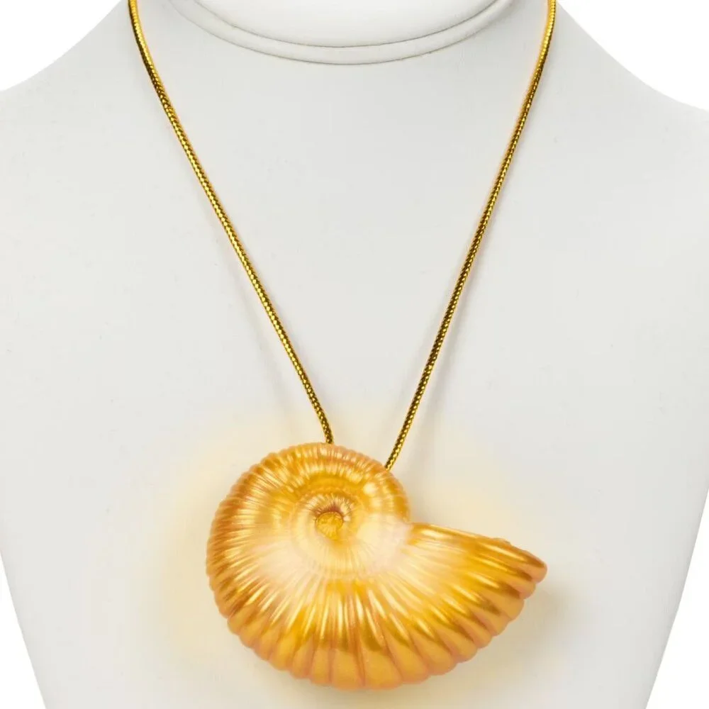 DISNEY The Little Mermaid Ariel SINGING Seashell LIGHT UP Necklace NEW